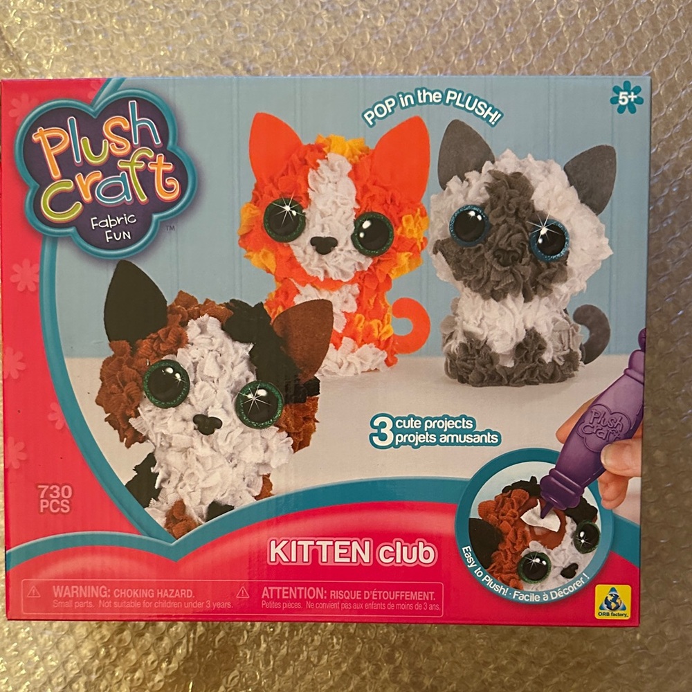 Kitten Club Fabric Fun Kit - Orange, Black, White
Penguin
